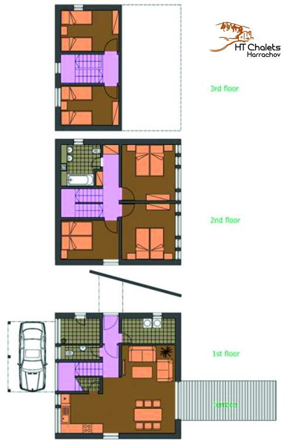 Ht Chalets ฮาร์ราคอฟ ภายนอก รูปภาพ